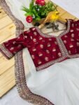 Latest Embroidered Sarees-04